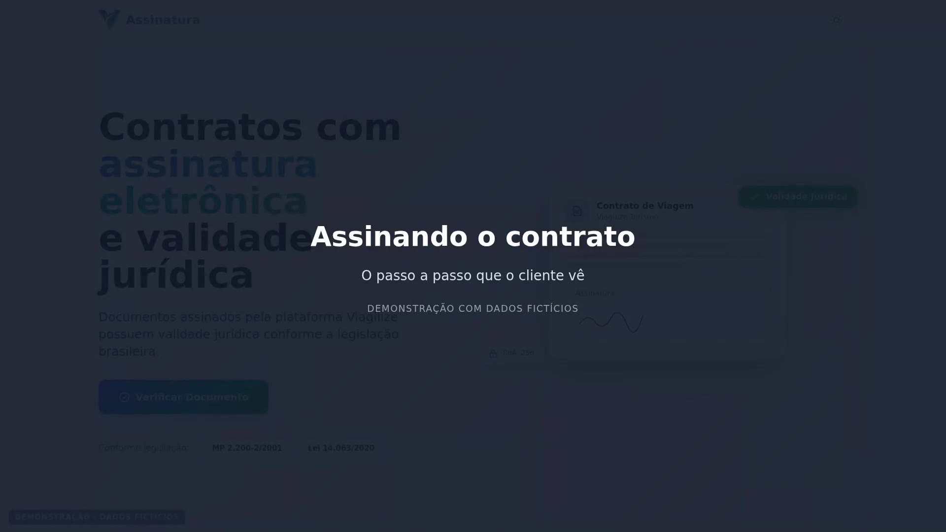 Assinar o contrato da viagem pelo celular: o passo a passo do cliente
