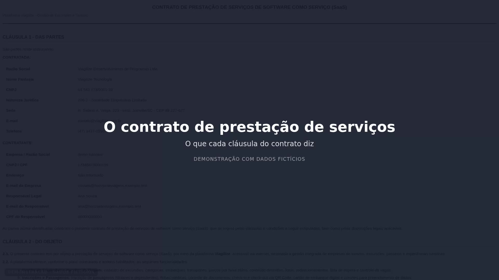 O contrato de prestação de serviços