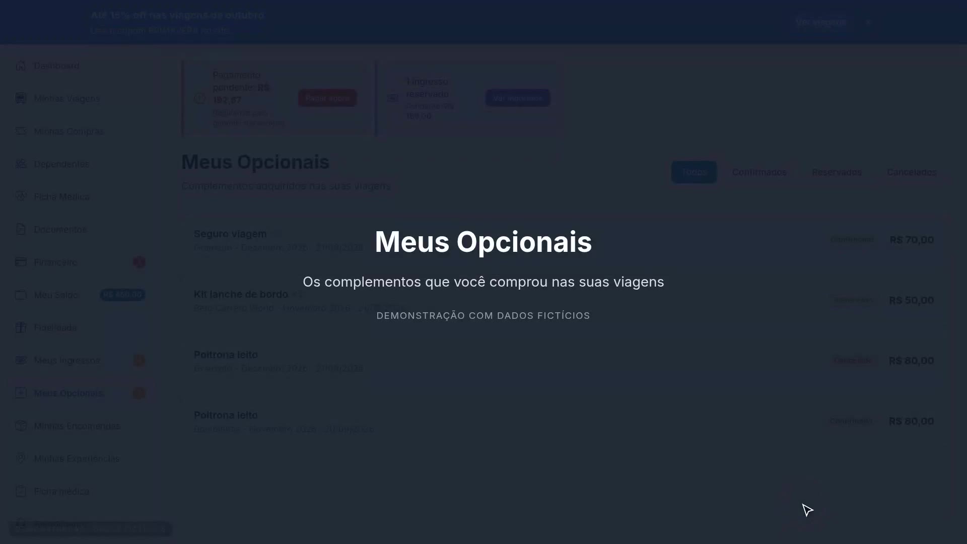 Meus Opcionais