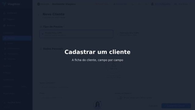 Cadastrar um cliente