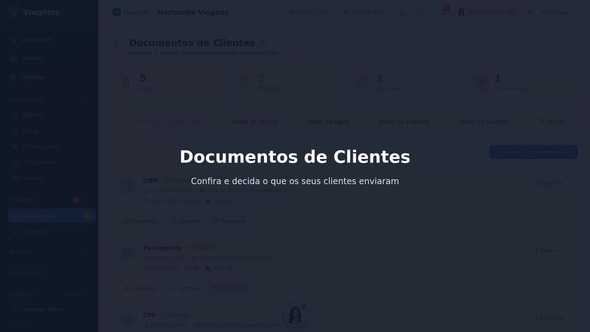 Documentos de Clientes