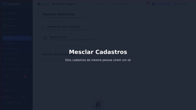 Mesclar cadastros de clientes
