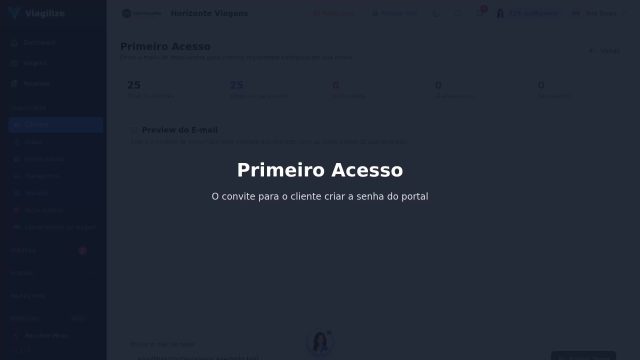Primeiro Acesso dos clientes