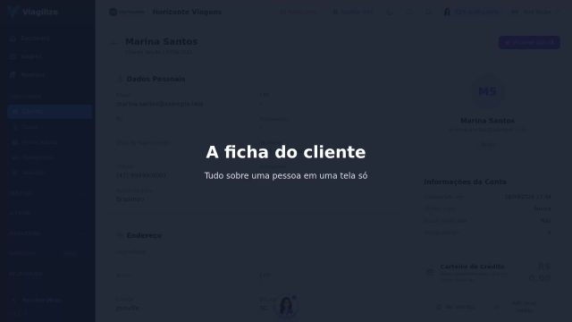 A ficha do cliente