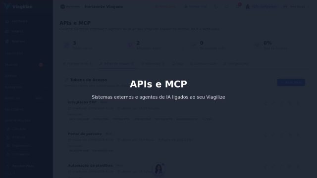 APIs e MCP: tokens, agentes de IA e webhooks