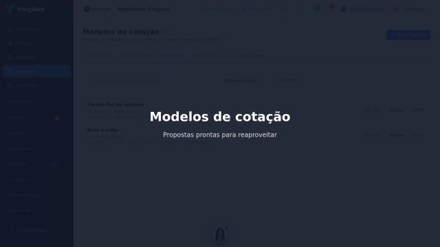 Modelos de cotação