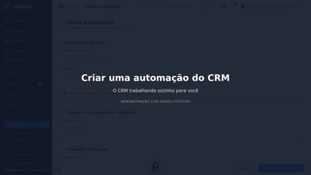 Criar uma automação do CRM