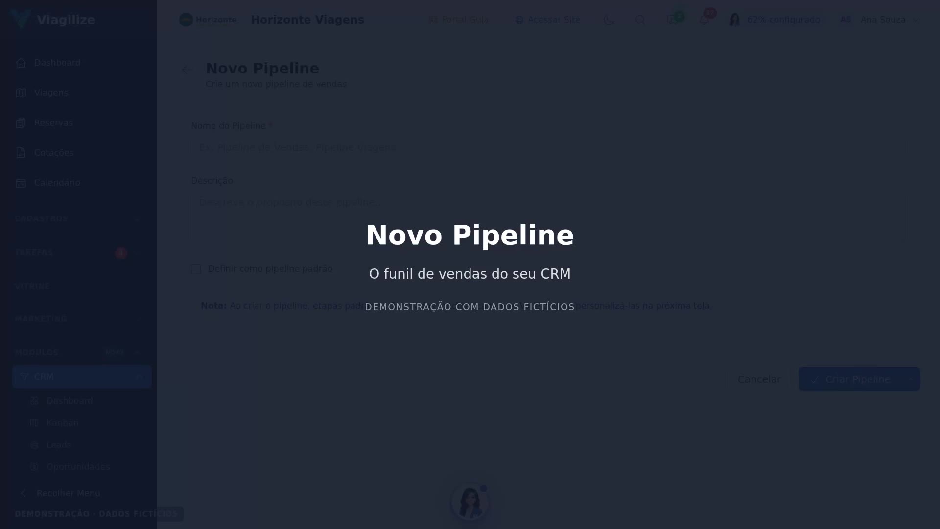 Criar um pipeline de vendas