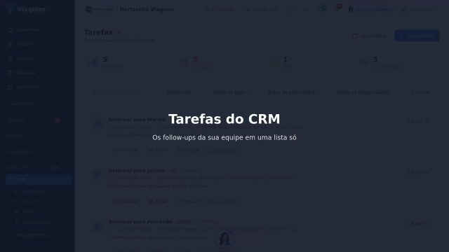 Tarefas do CRM