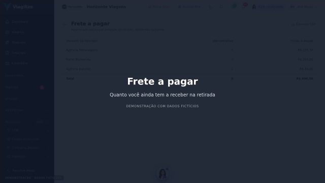 Relatório Frete a pagar