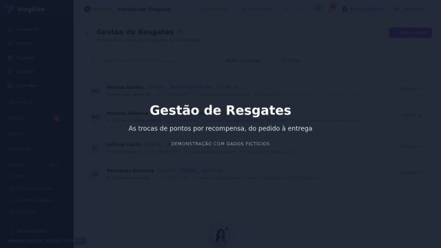 Gestão de Resgates