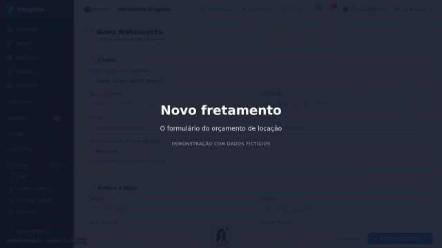 Novo fretamento