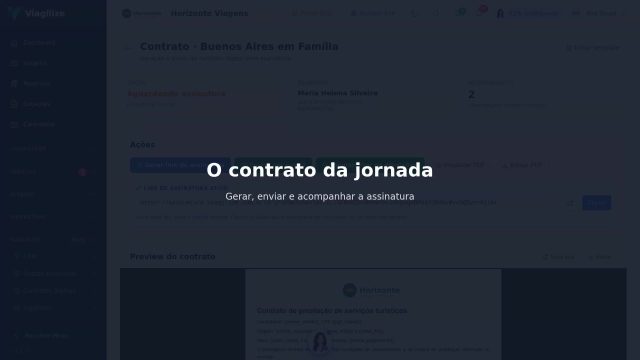O contrato da jornada