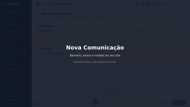 Nova Comunicação no site