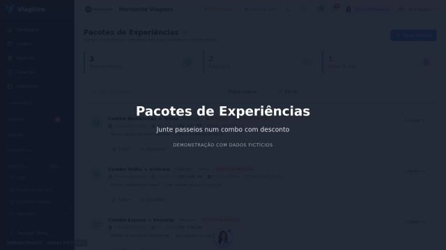 Pacotes de Experiências