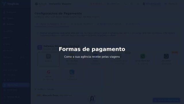 Formas de pagamento