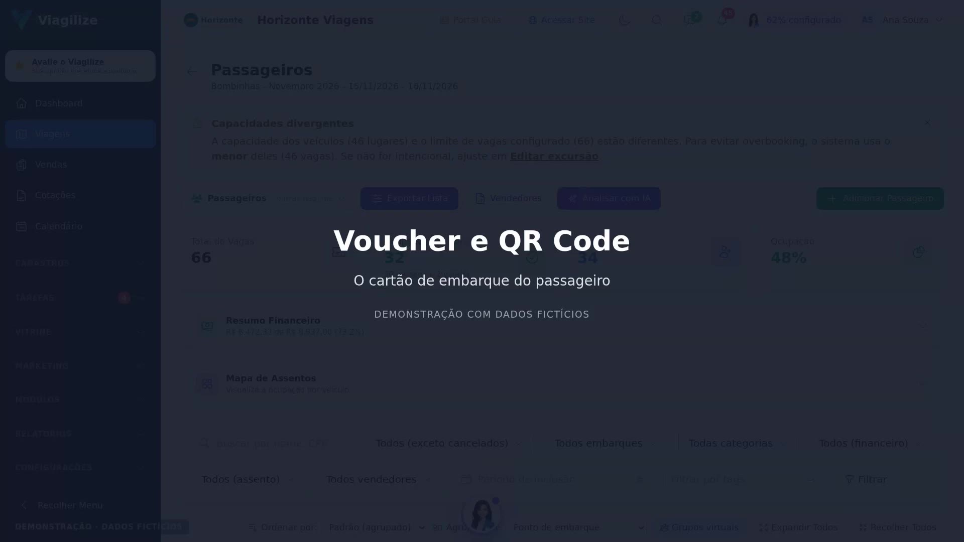 Voucher e QR Code