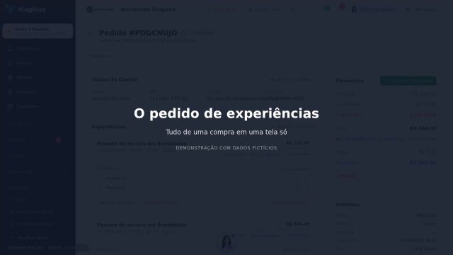 O pedido de experiências