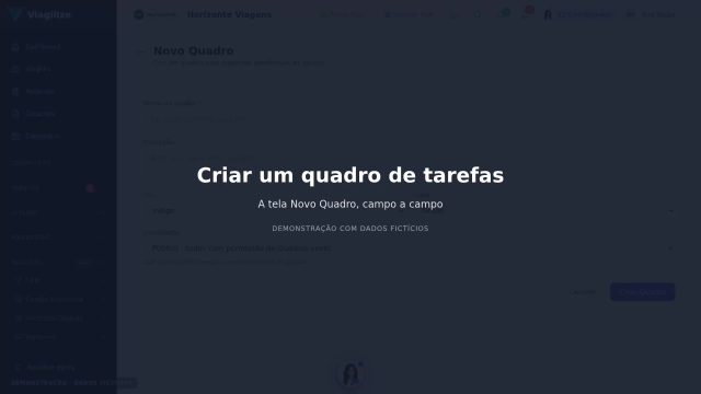 Criar um quadro de tarefas