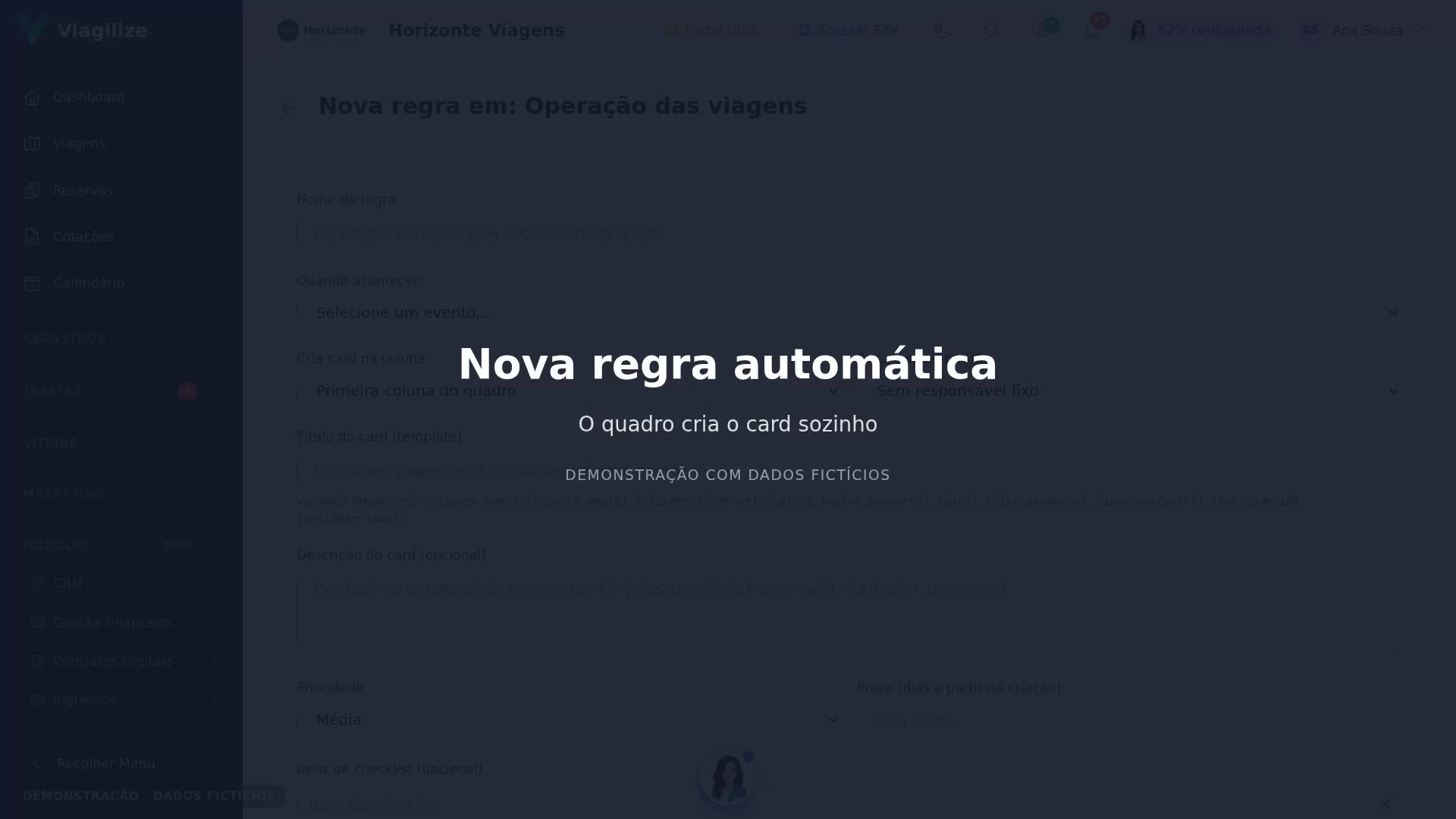 Nova regra automática