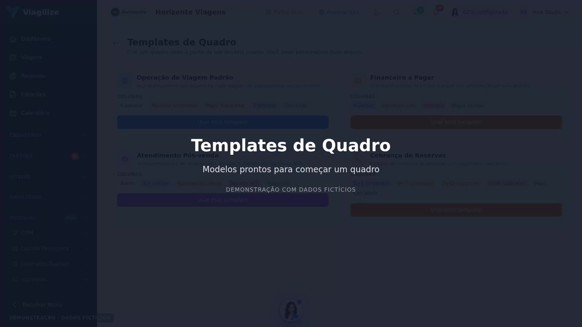 Templates de Quadro