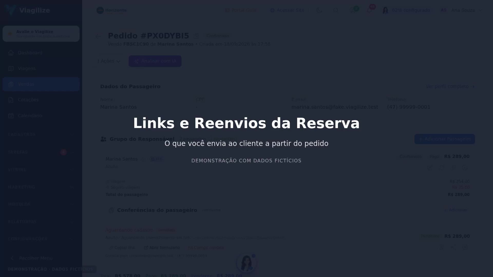 Links e Reenvios da Reserva