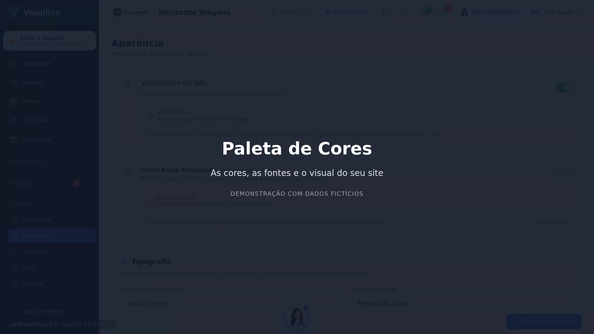 Paleta de Cores