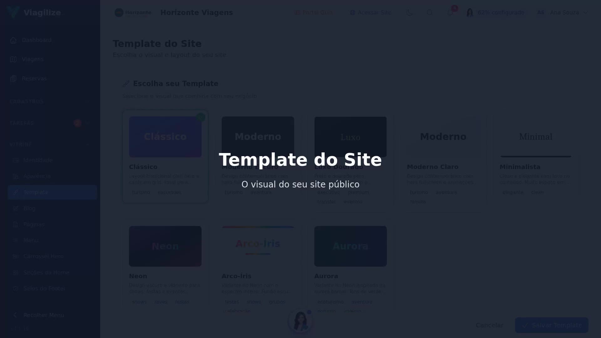 Template do Site