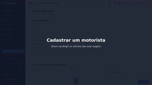 Cadastrar um motorista