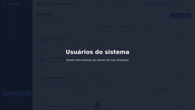 Usuários do sistema