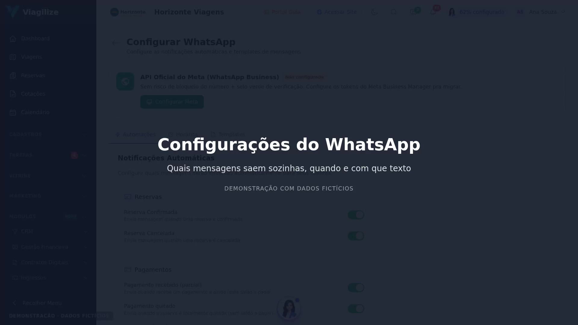 Configurar as notificações do WhatsApp