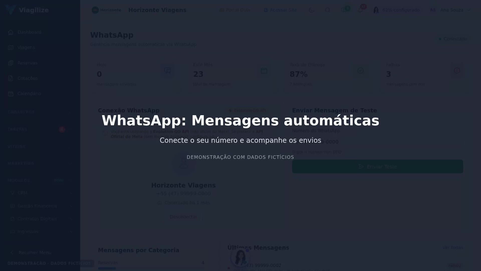 WhatsApp: Mensagens automáticas