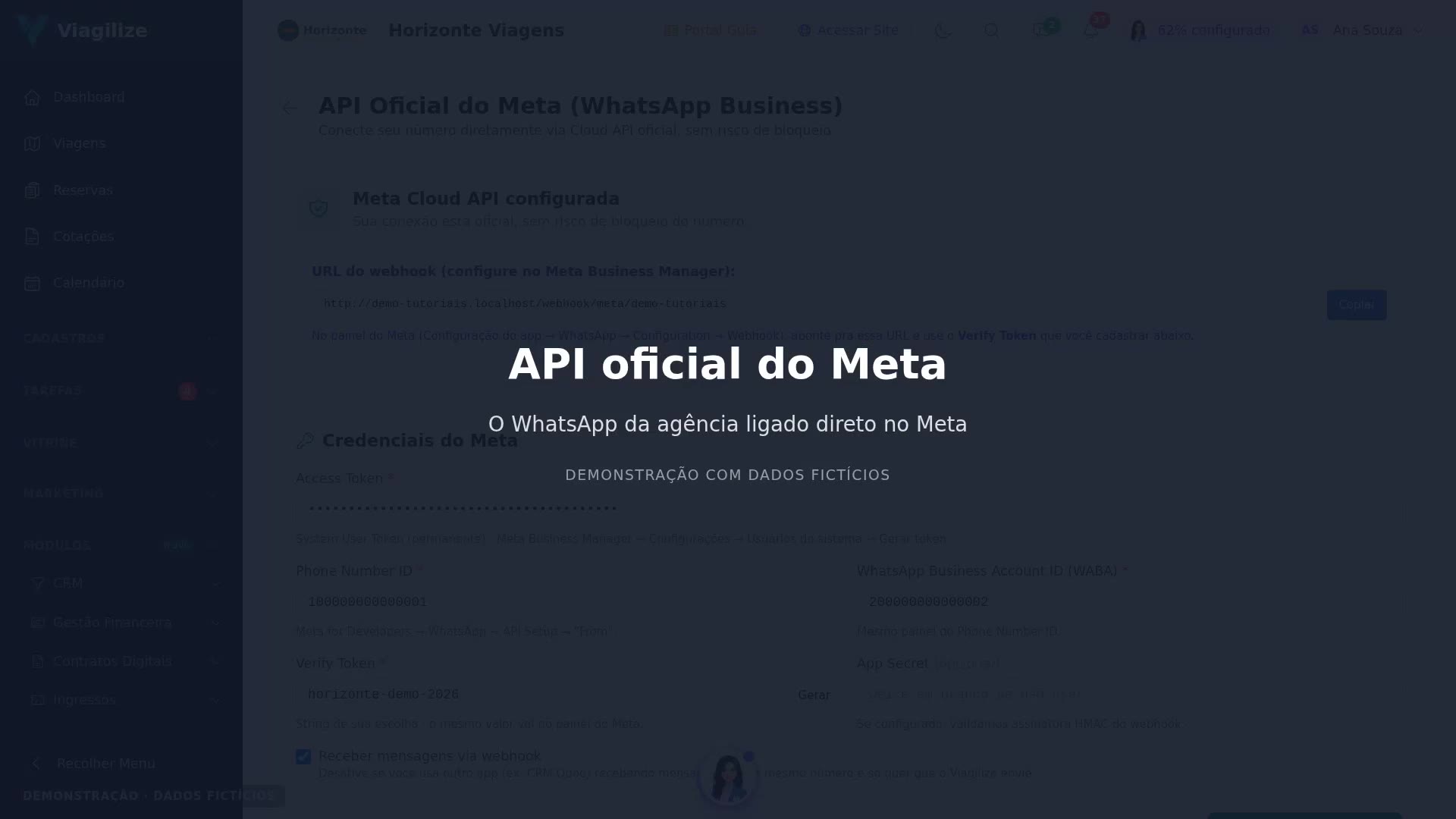 API oficial do Meta (WhatsApp Business)